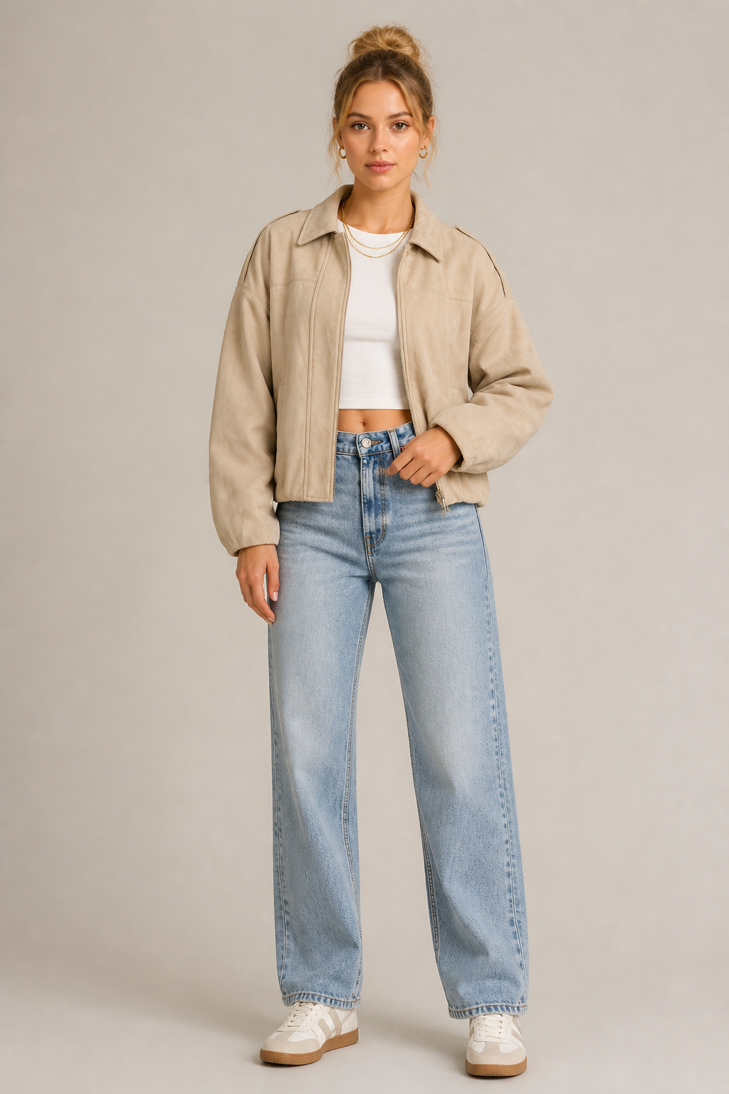 Hugo Jacket- Beige