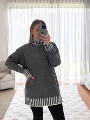 Felicity Knit - Black Fleck