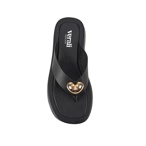 Bosley Platform Thongs - Black