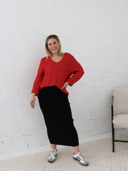 Sailah Knit - Red