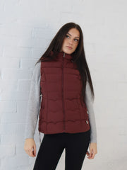 Luna Vest - Burgundy