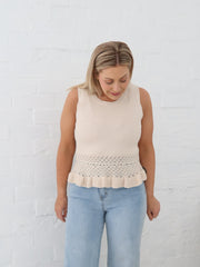Skye Top- Beige