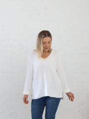 Sailah Knit - White