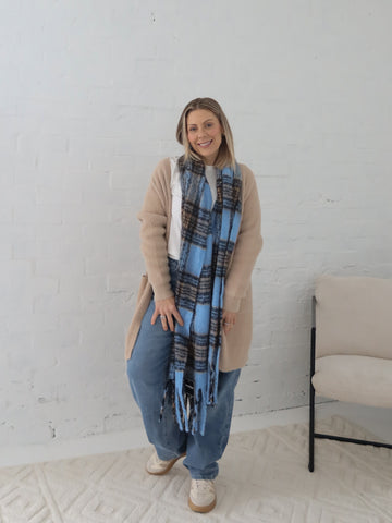 Polly Scarf- Blue