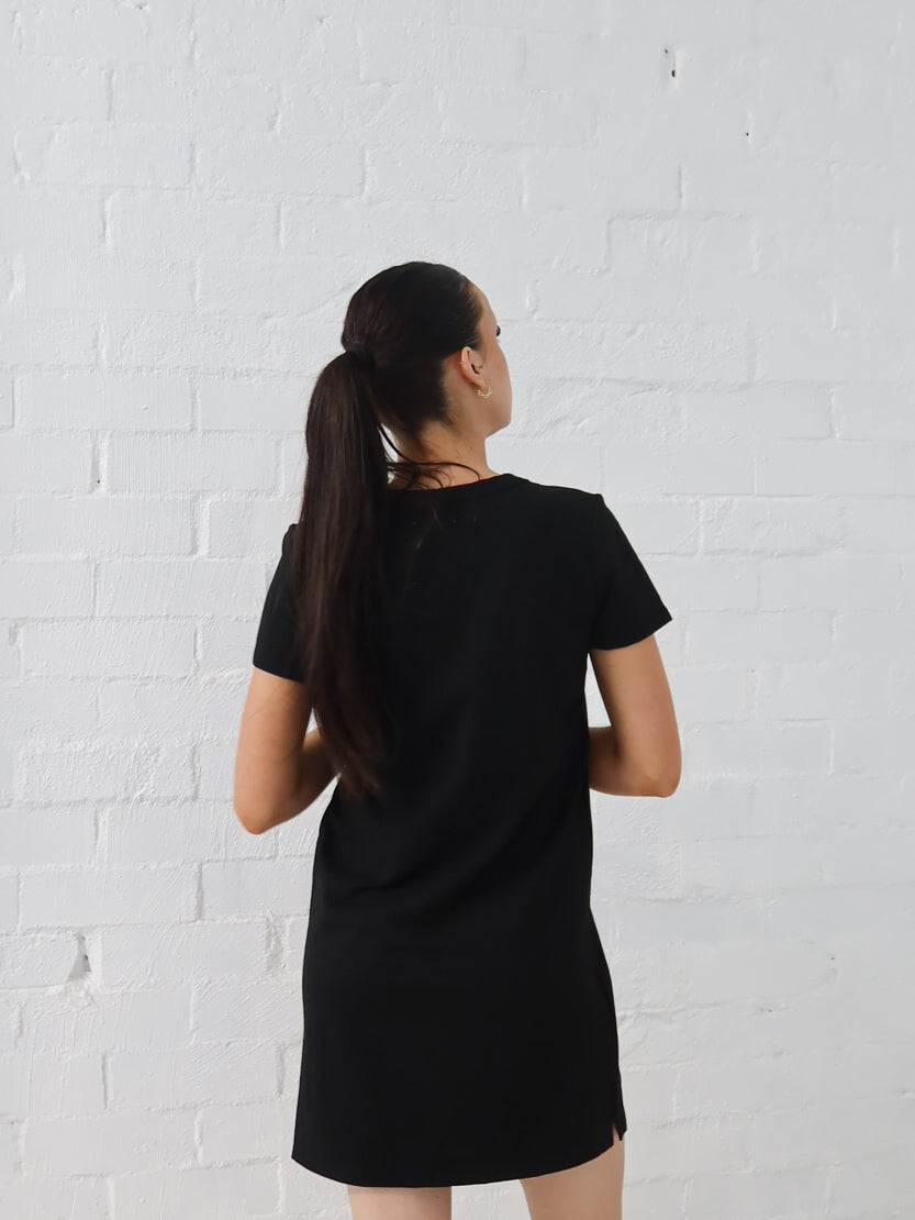 Ultimate School Run Dress- Black