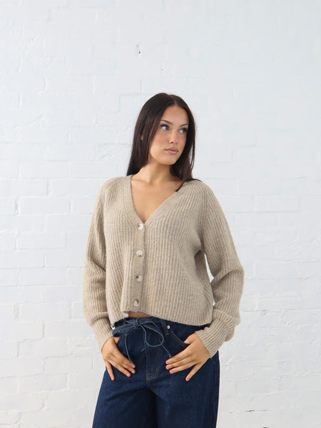 Dane Cardigan- Taupe