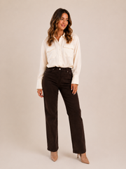 Crew Jeans- Chocolate
