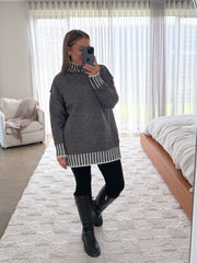 Felicity Knit - Black Fleck