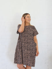 Kate Dress- Mocha/Black