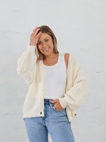 Isabelle Cardigan - Vanilla Butter
