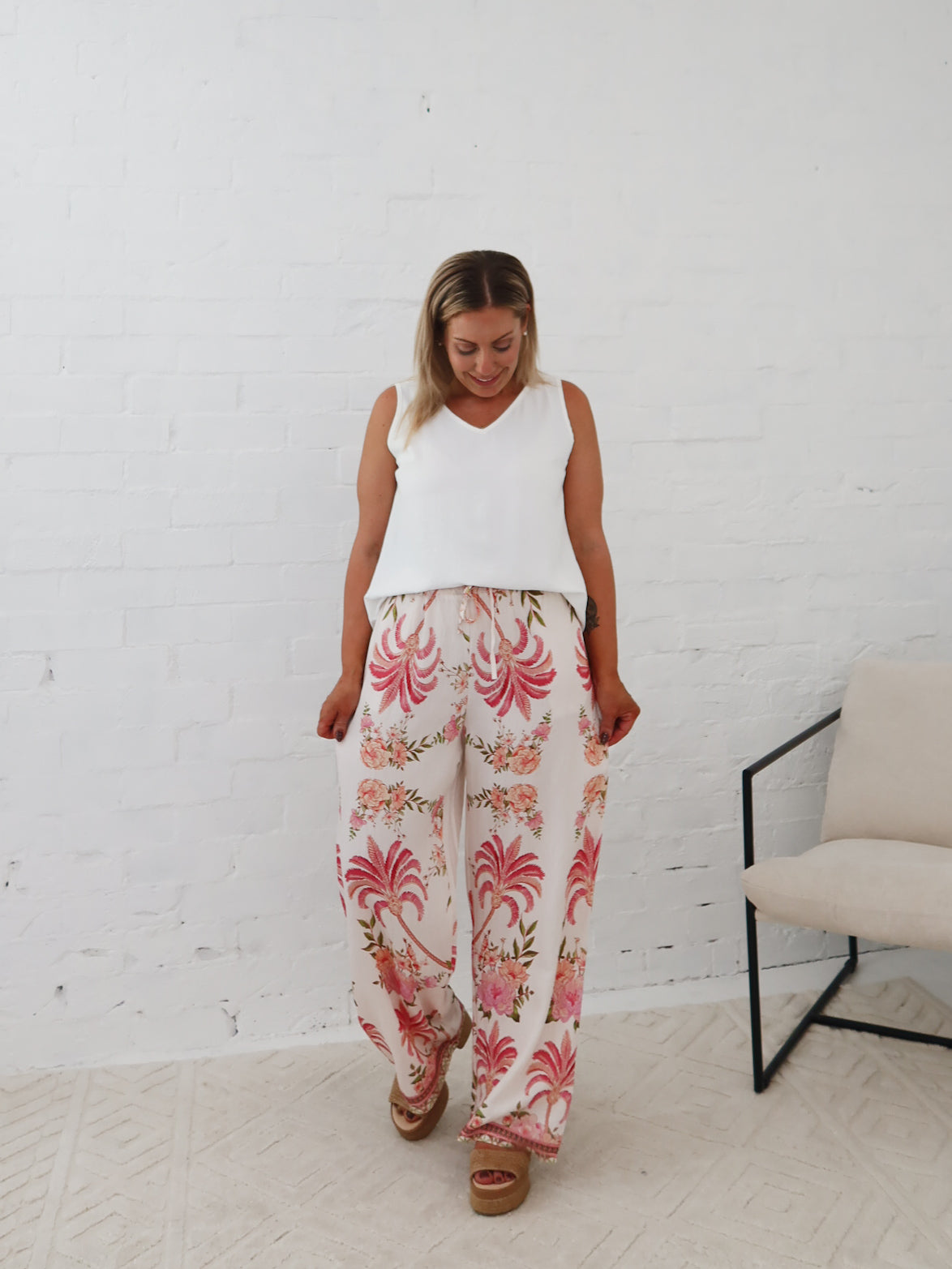 Palms Pants- Pink