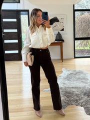 Crew Jeans- Chocolate