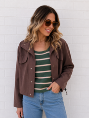 Rory Jacket- Chocolate
