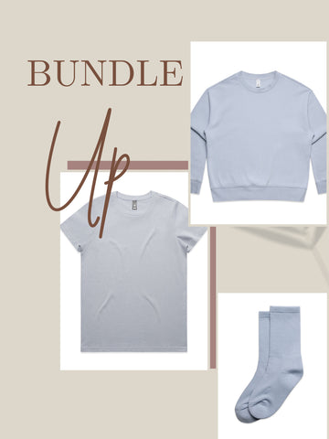 Bundle Up - Powder Blue