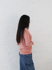 Karla Knit Top- Dusty Pink