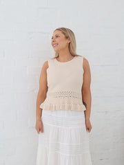 Skye Top- Beige