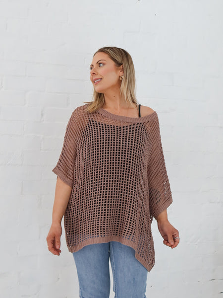 Nia Top- Mocha