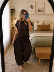 Zali Pants- Chocolate