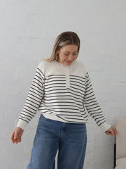 Emery Knit - White and Black