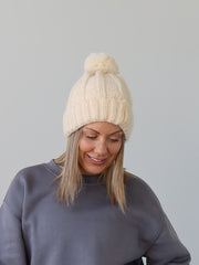 Jolie Beanie - Cream