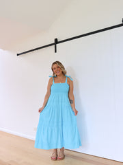 Isla Maxi Dress - Aqua