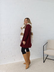 Neve Scarf - Beige Stripe
