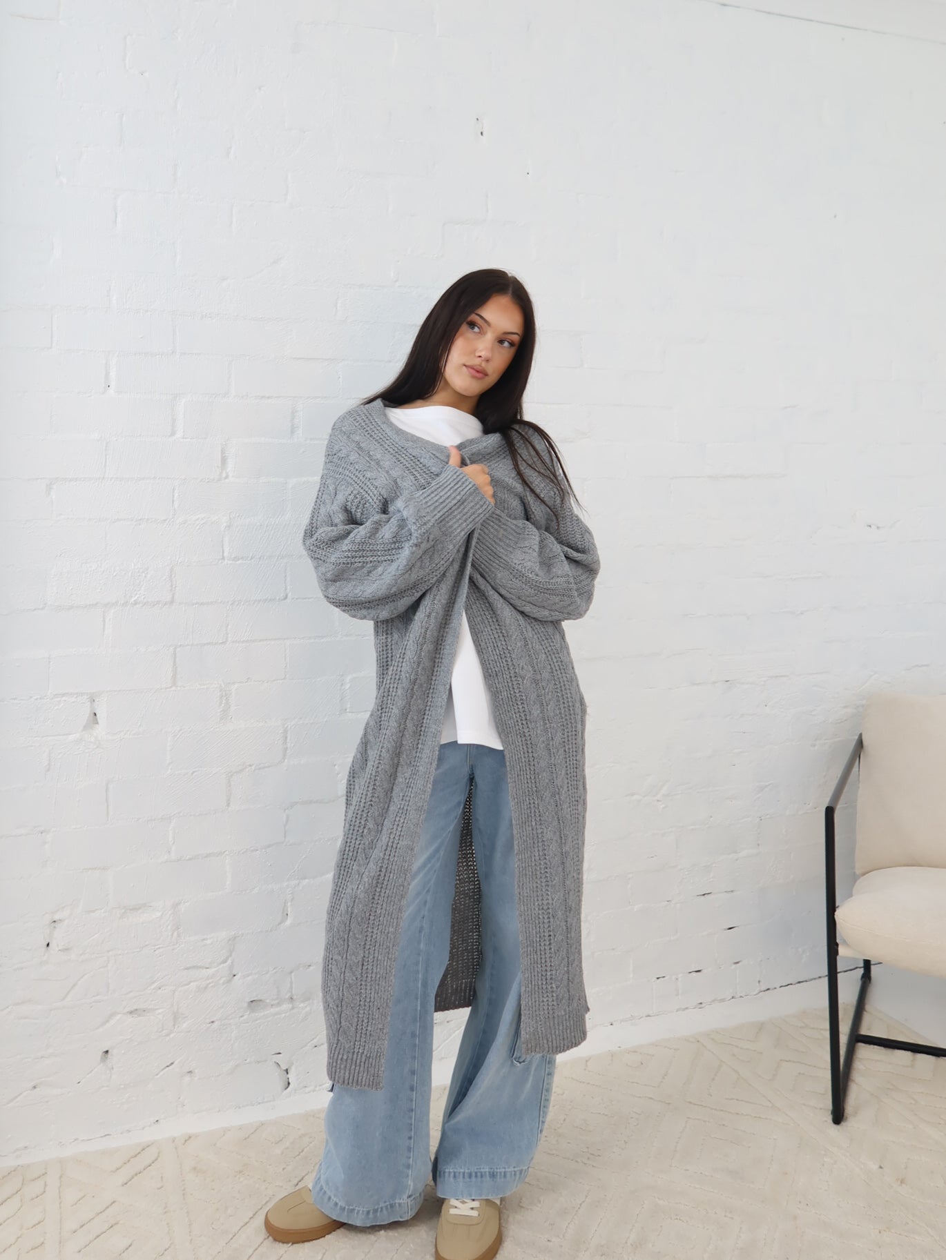Ziggy Cardigan - Grey