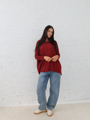 Scout Knit - Burgundy