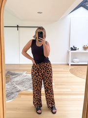 Roxy Pants - Dark Leopard