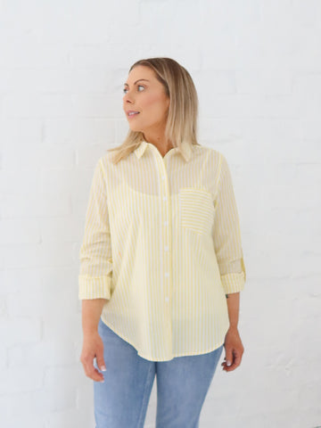 Emma Shirt- Lemon