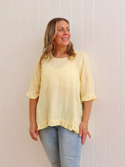 Rutherglen Blouse - Lemon