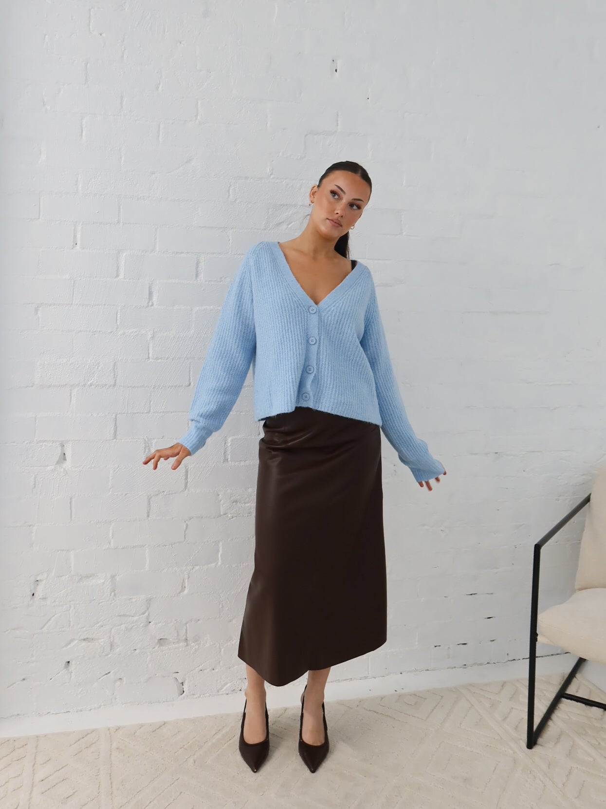 Saffy Skirt - Chocolate