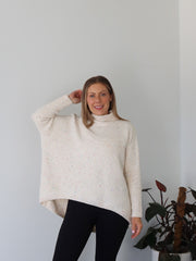 Yolanda Knit - Cream Fleck