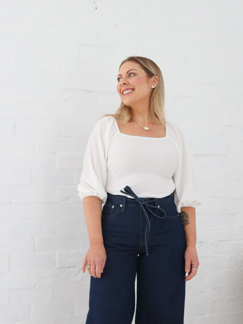 Hathaway Bodysuit - White