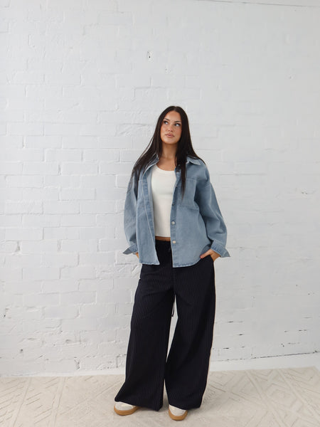 Danbury Shacket - Blue