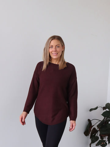 Saxon Knit - Chocolate