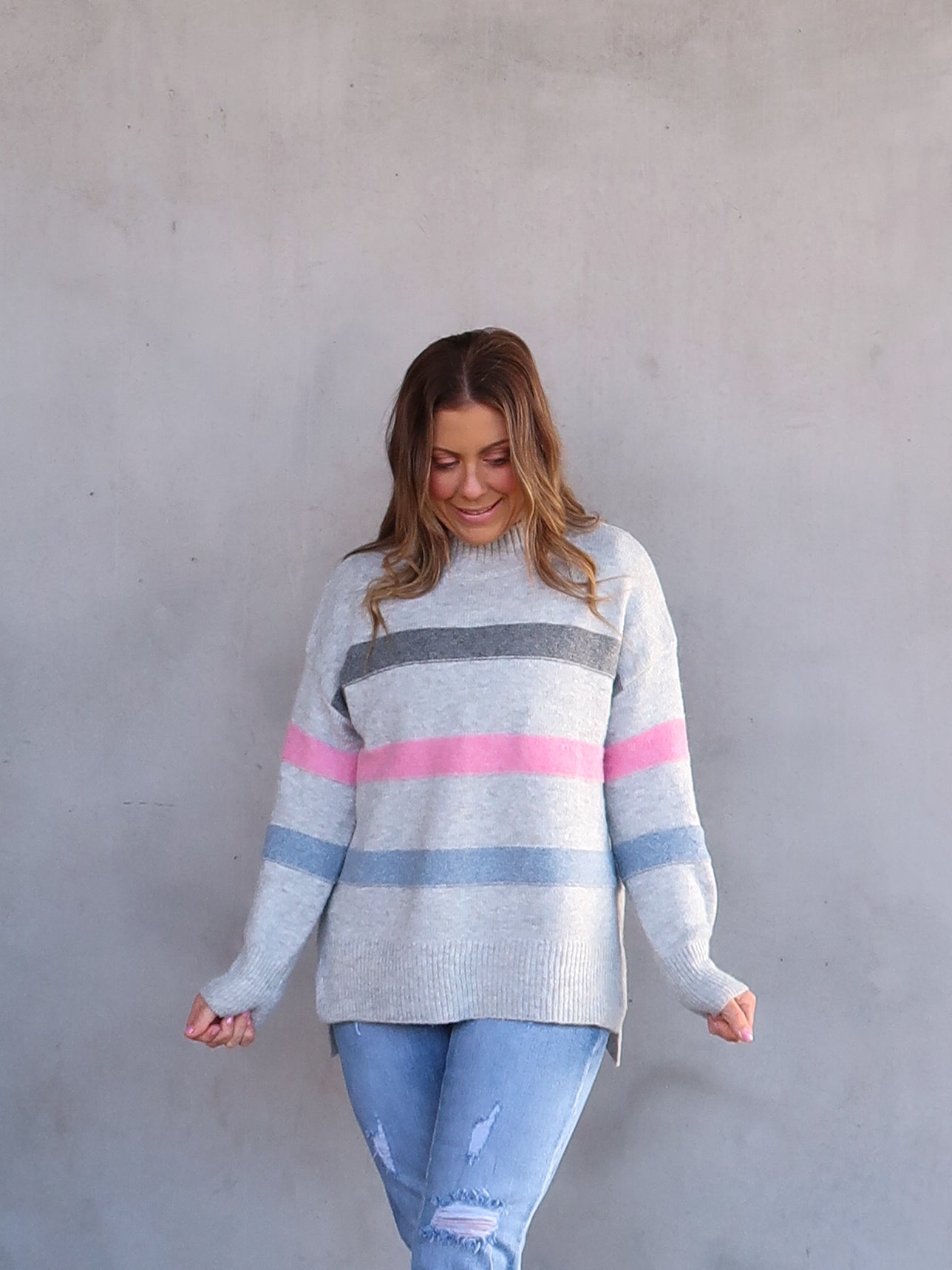 Adeline Knit- Grey