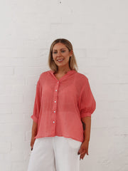 Mimi Blouse - Strawberry