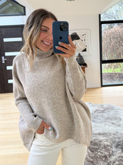 Yolanda Knit - Mocha Fleck