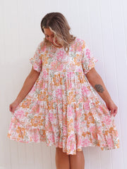 Betsy Dress - Pink Floral