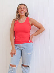 Charlee Tank - Red