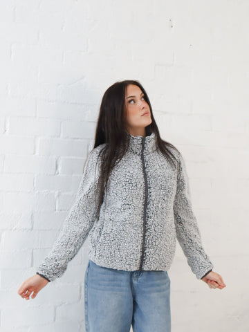 Heide Jacket- Grey Speck