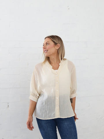 Mimi Blouse - Vanilla Nougat