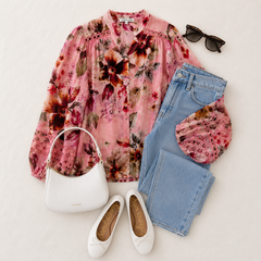 Bloom Shirt- Pink Floral
