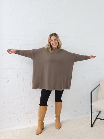 Avery Knit - Khaki