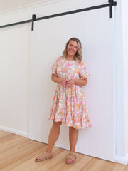 Betsy Dress - Pink Floral