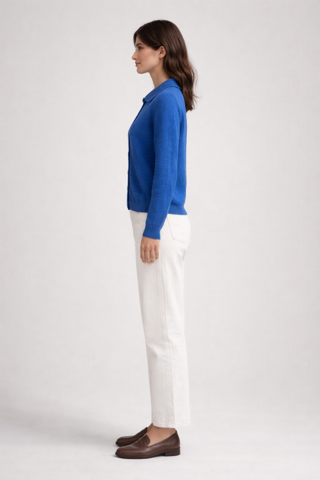 Esme Knit Top- Cobalt