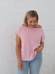 Mariah Knit Top - Pink