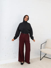 Lain Pants - Burgundy