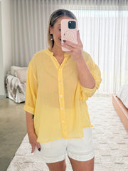 Mimi Blouse - Sunflower Lemon